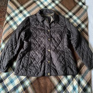 L.L. Bean Quilted Riding Coat Women’s Large in Excellent Used Condition